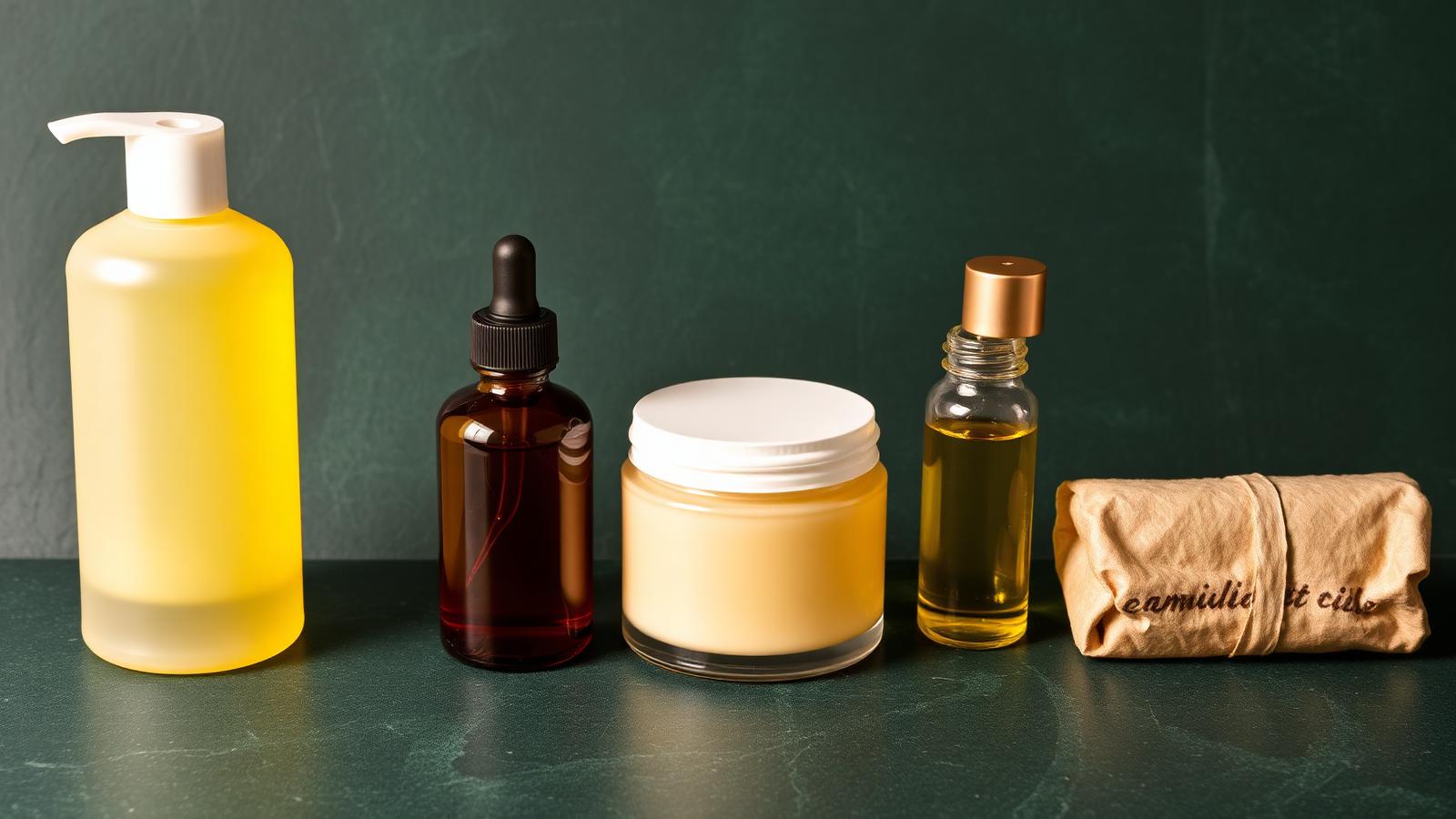 Body care contract manufacturing — finished body wash, lotion and soap product lineup