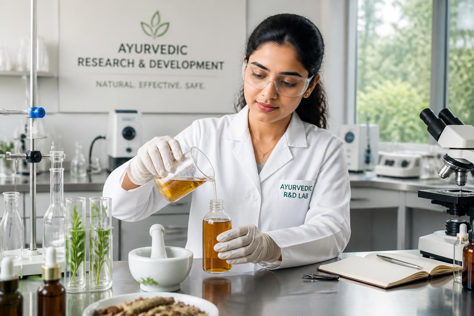 Face care contract manufacturing — face washes, serums and creams in quality lab